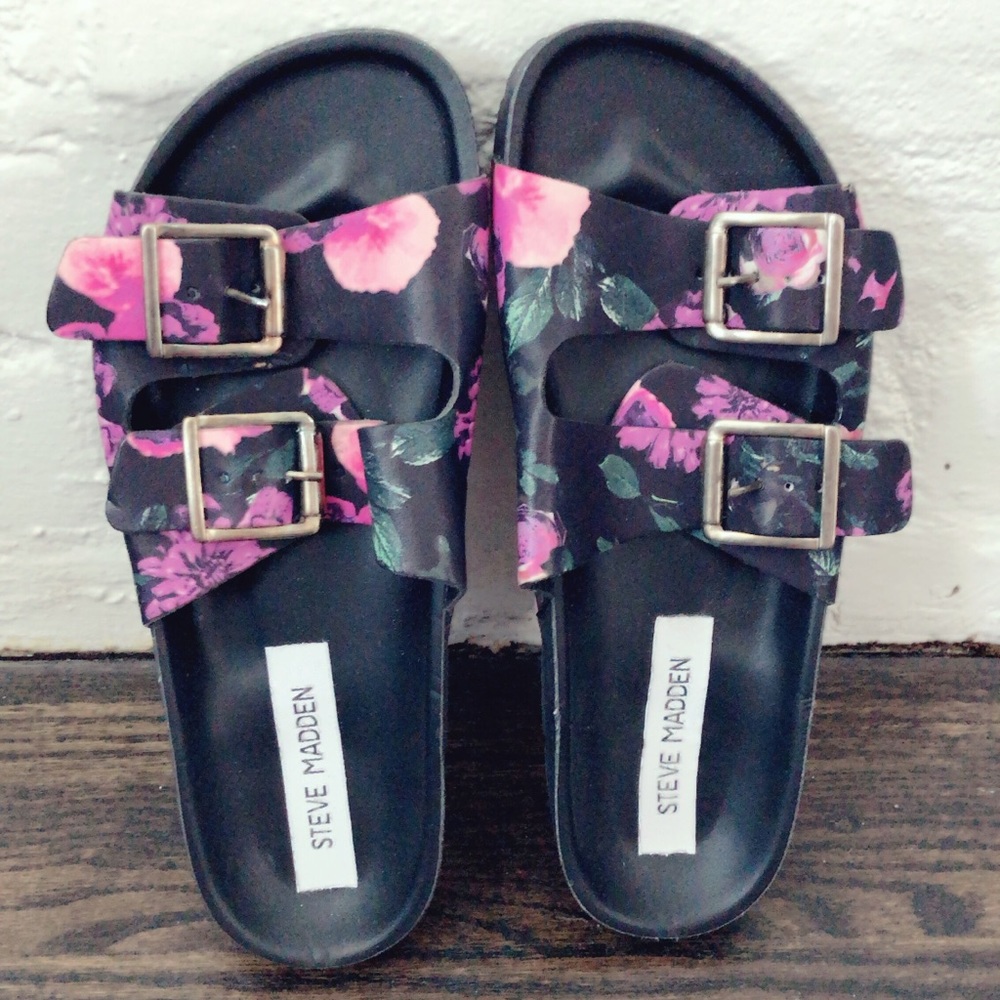 Floral buckle birks